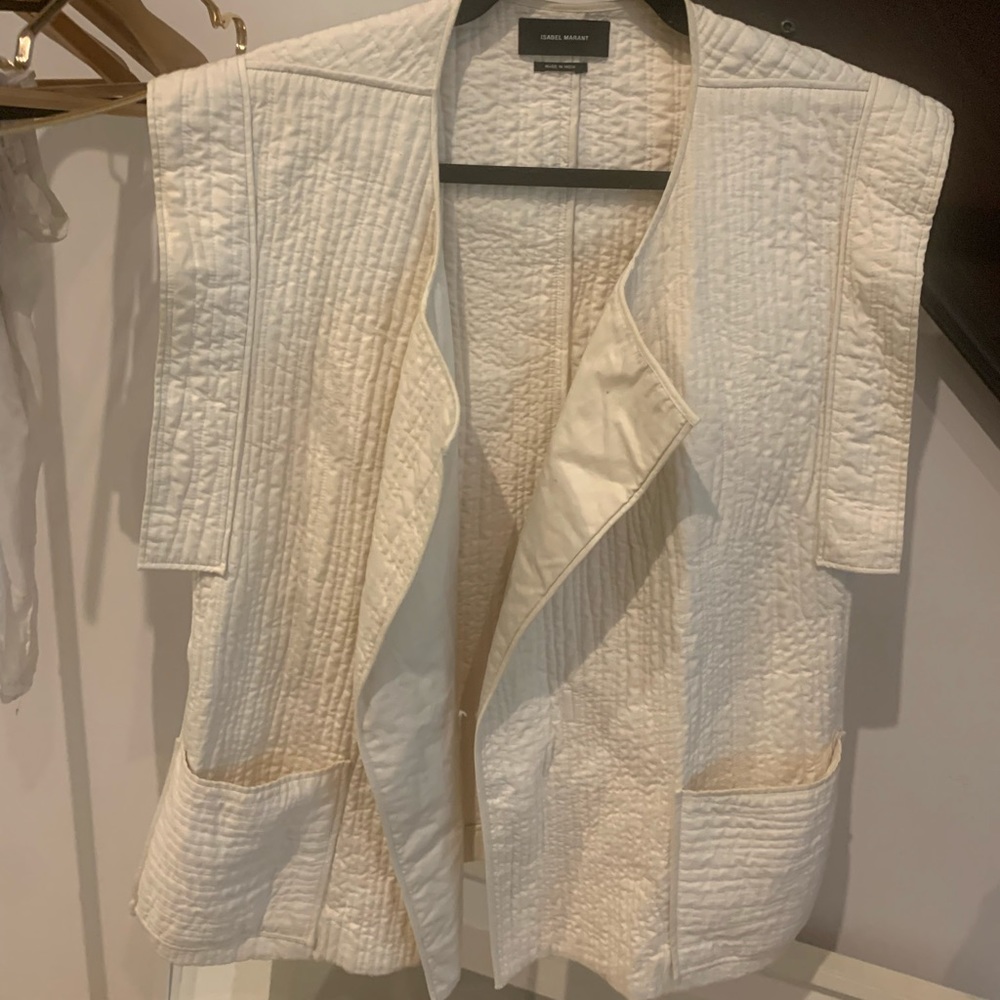 Isabel marent white vest